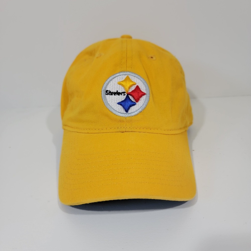 Pittsburgh Steelers Reebok Yellow Adjustable Dad Hat Embroidered NFL Football